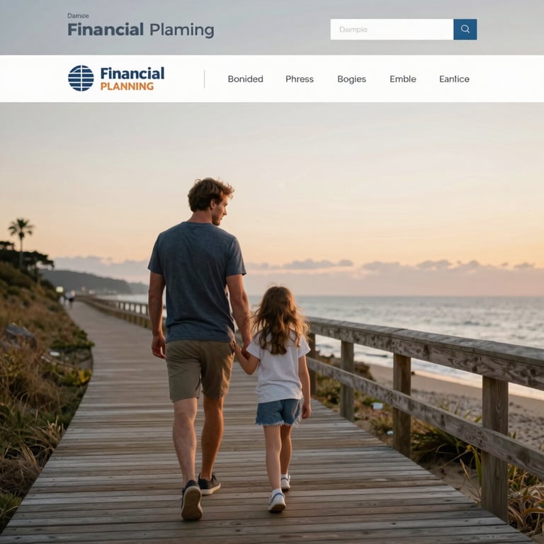 A young father enjoying customized insurance plans to care for his loved ones and protect his legacy