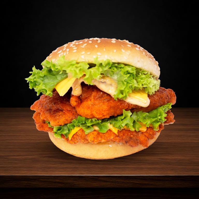 Zinger Double Burger Crunch