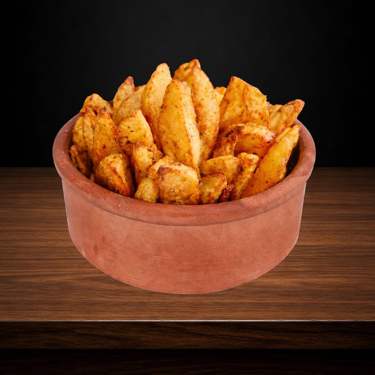 Crispy Golden Potato Wedges