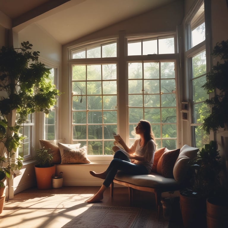 Bright living room with modern inventory