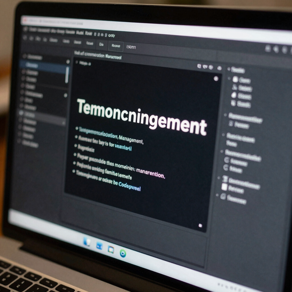 Close-up of a modern computer screen showing tele-communication management software.