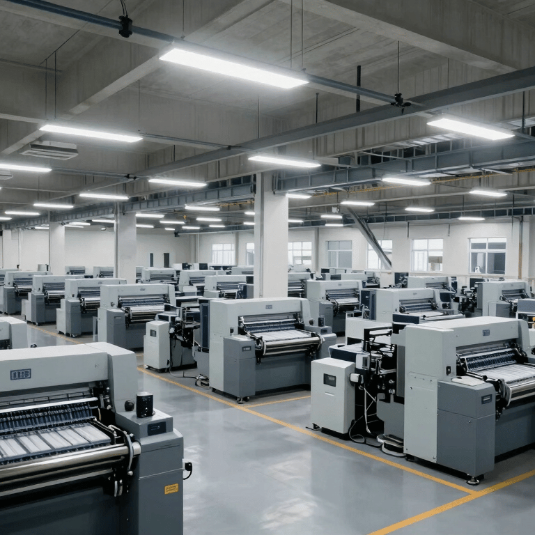 A detailed shot of a stack of premium pharmaceutical cartons with sharp dark navy typography on a pale mist white background.