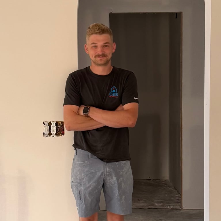 Cal Bakeberg, owner of C&B Drywall