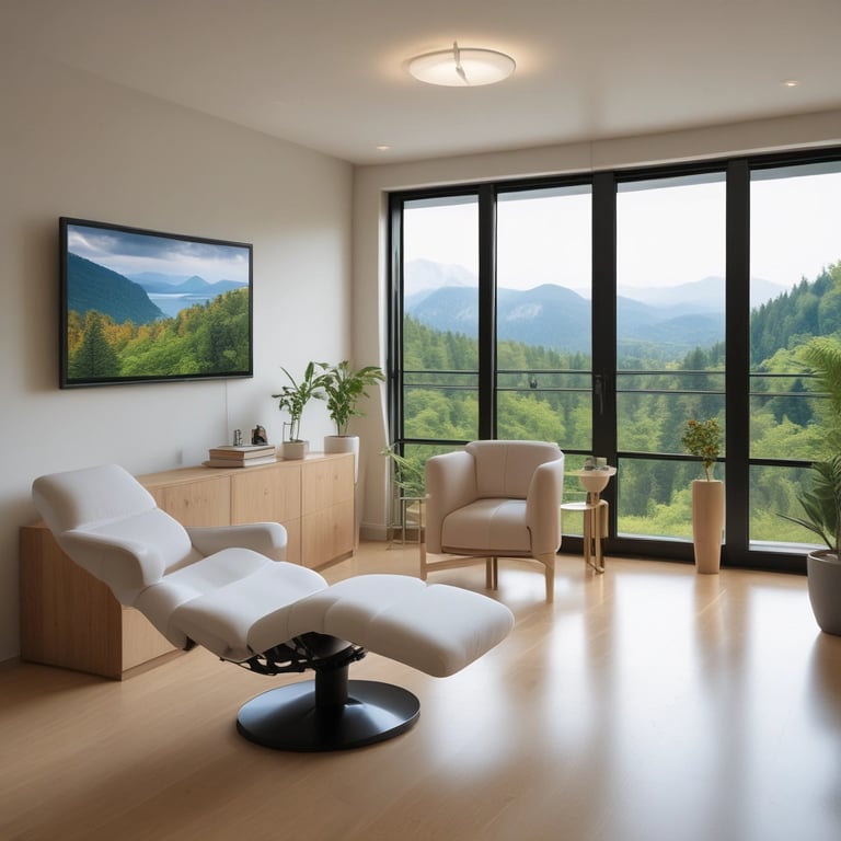 Bright living room with modern inventory