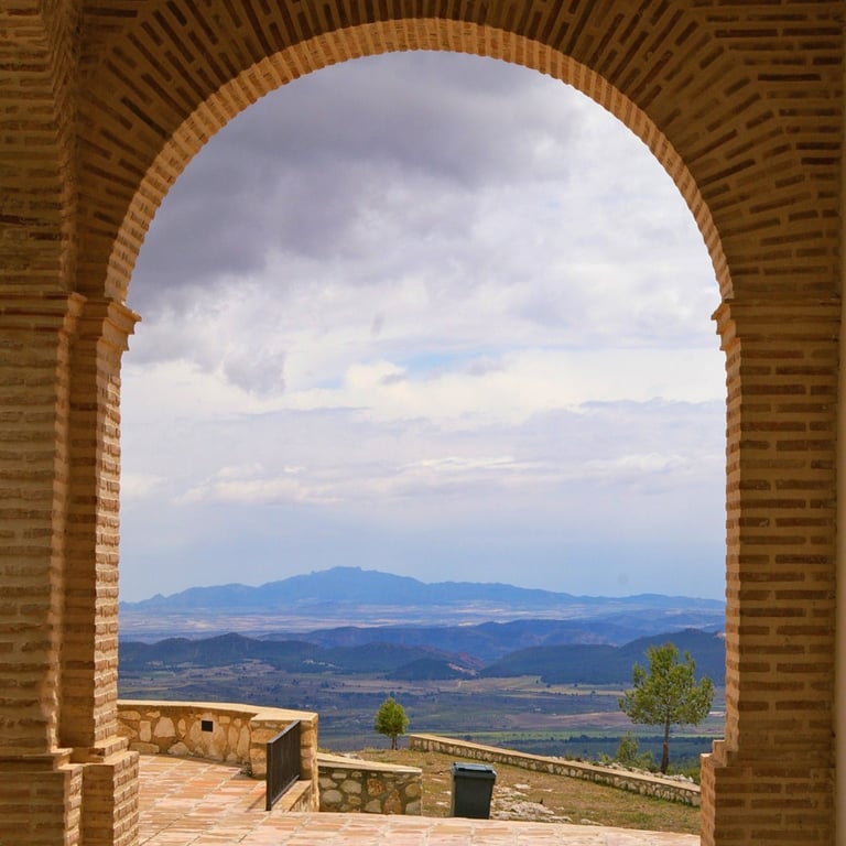 View from the sanctuary known as Casa de Cristo, in Moratalla. Photo by Pablo Cabezos.