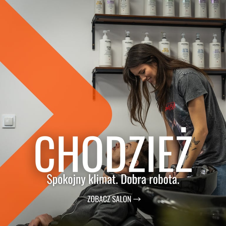 Professional hair stylist washing a client's hair in a modern salon Barber Szopa
