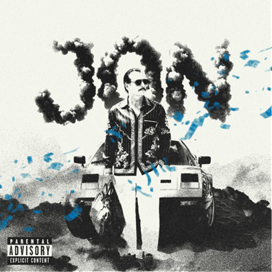 Capa do álbum Jon, primeiro projeto do coletivo SMORRA formado por Isak, Zigarro e Armando Teles