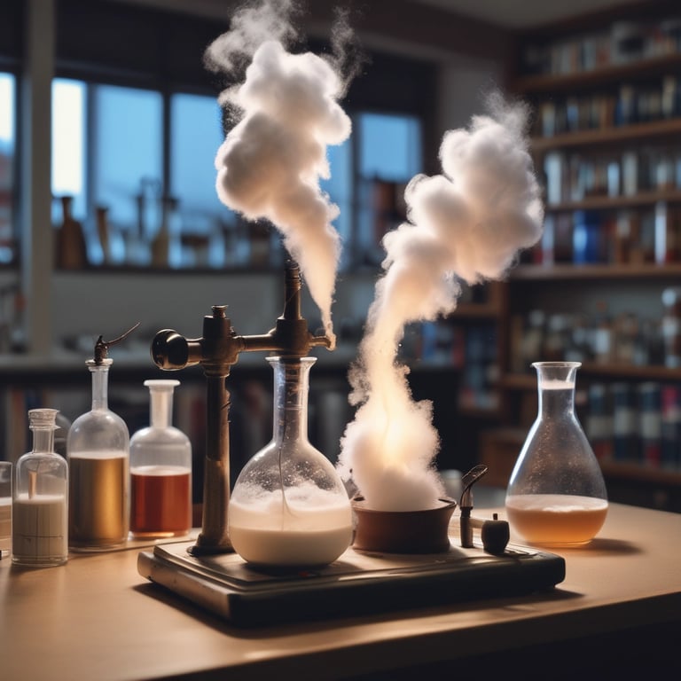 Close-up of a variety of colorful personal lubricant bottles arranged on a dark purple background.