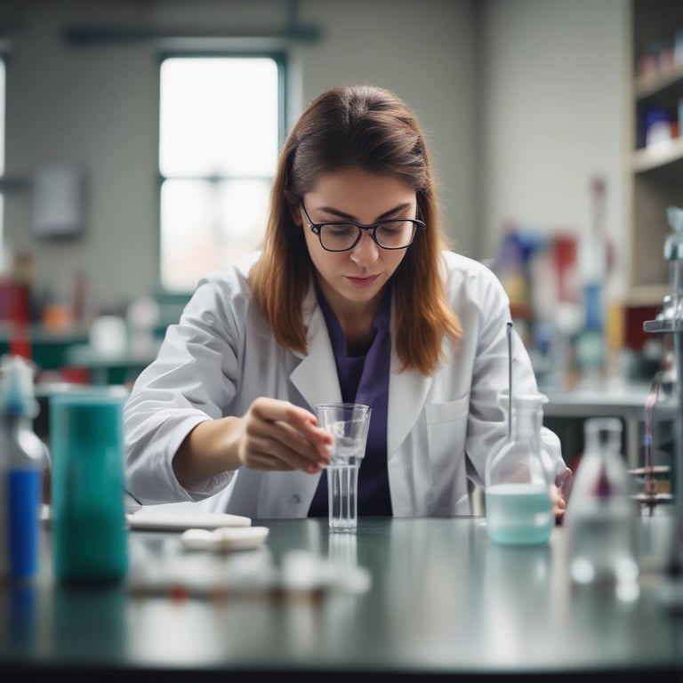 Close-up of a variety of colorful personal lubricant bottles arranged on a dark purple background.