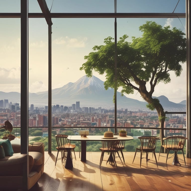 Bright living room with modern inventory