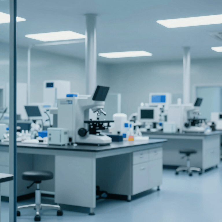 A wide-angle shot of a sleek, smart-tech enabled residential property at dusk, featuring Turkish Blue (#4C7C9D) ambient lighting.