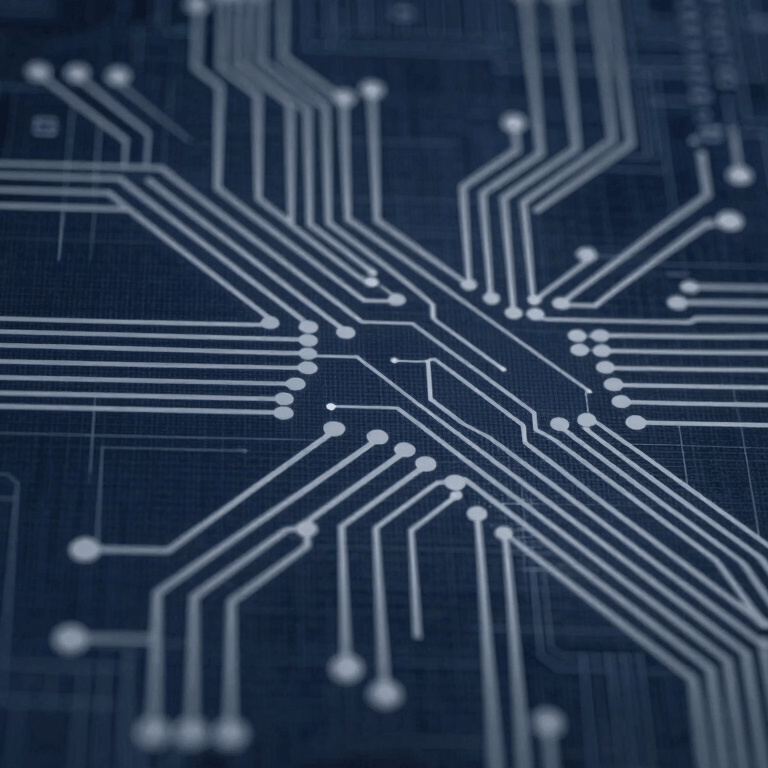 A large 4K UHD LED screen showing a vibrant conference presentation, sleek midnight blue (#0D1A2F) frame.