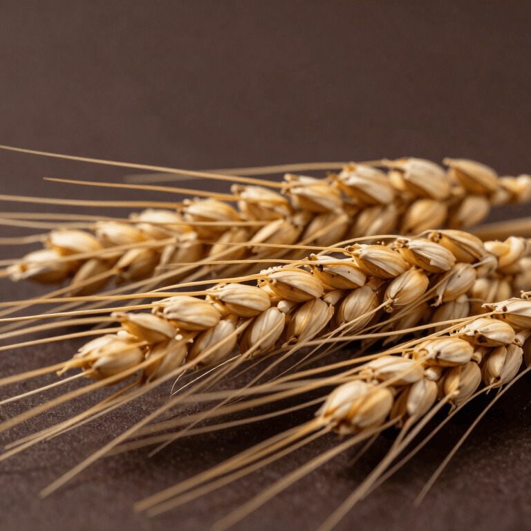 A basket of golden croissants on a linen cloth, soft Clotted Cream and Warm Cinnamon tones.