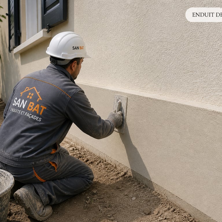 Application d’enduit de façade – finition soignée et durable