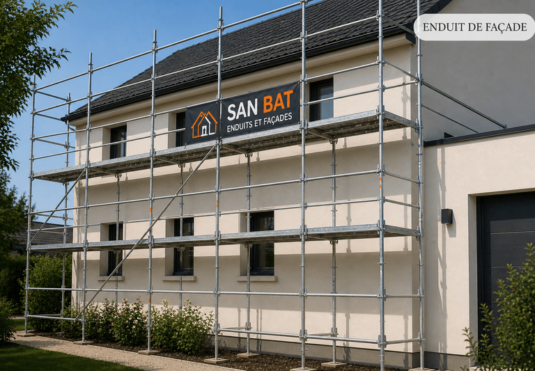 Application d’enduit de façade – finition soignée et durable