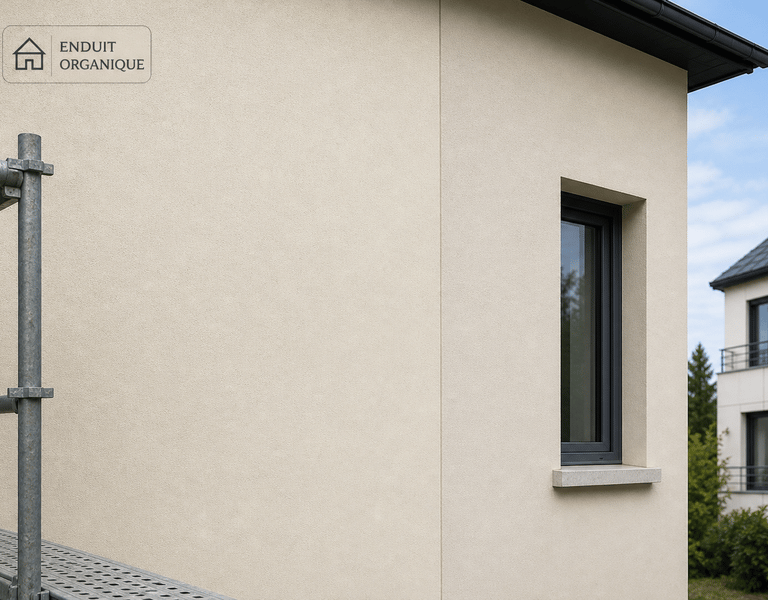 Enduit façade maison moderne – finition propre et durable
