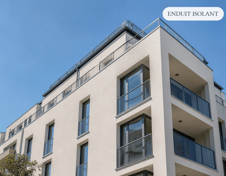 Enduit isolant extérieur – façade moderne finition haut de gamme