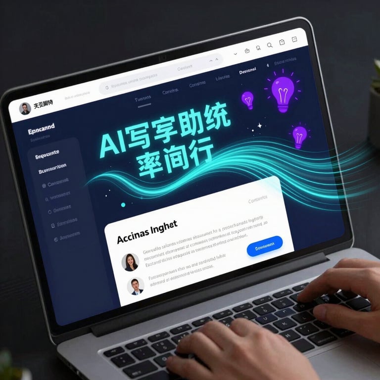 Close-up of AI agent interface managing sales leads autonomously.