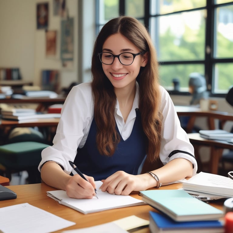 Close-up of a student carefully handling nanomaterials in a modern laboratory.