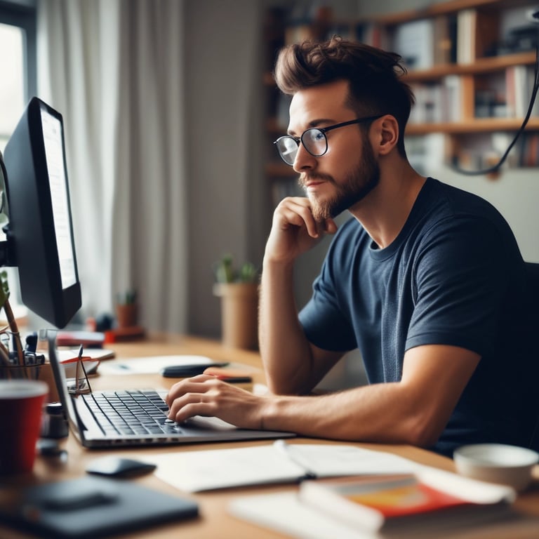 A vibrant workspace with colorful sticky notes and sketches illustrating creative brainstorming.