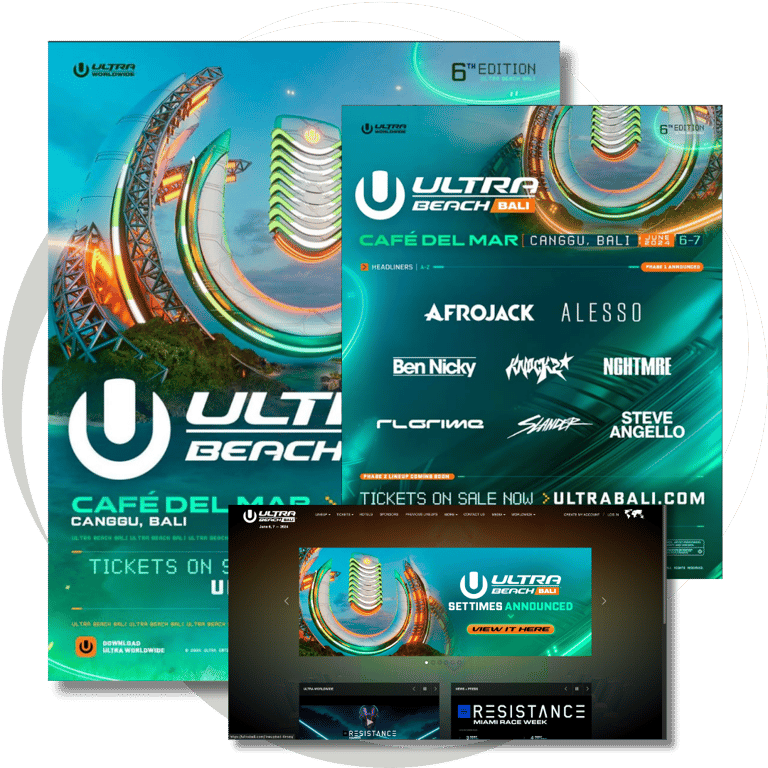 music festival sales campaign
