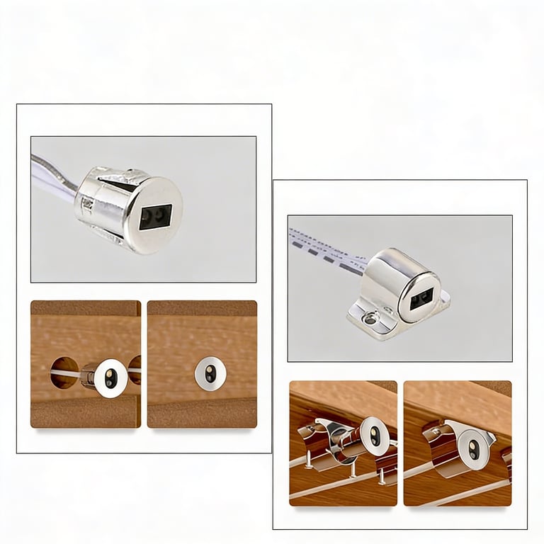 Sistema completo IR: conexión rápida a fuente de alimentación para control automático.