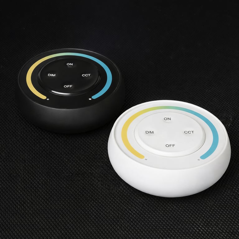 Mando Sunrise CCT: control táctil avanzado para regular brillo y temperatura de color.