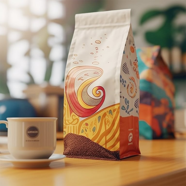coffee supermarket packaging