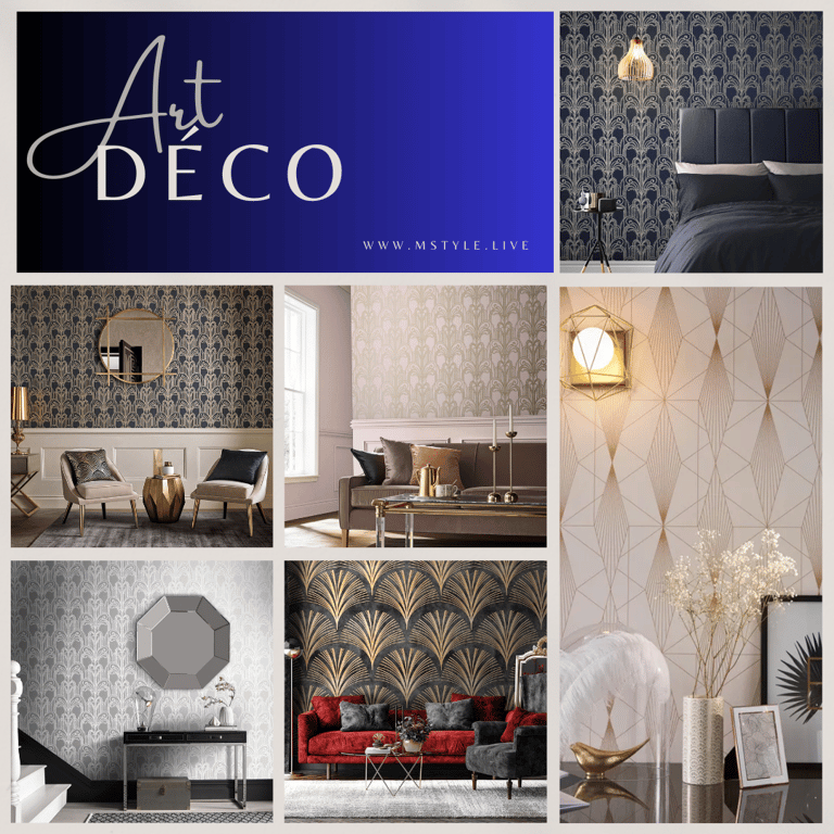 Planche d'ambiance Art Déco