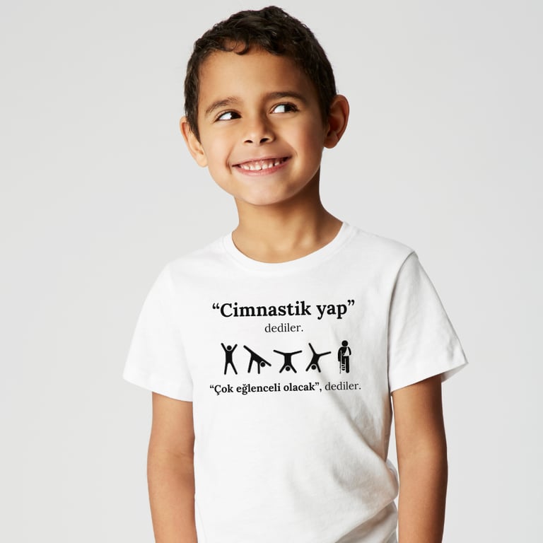 Cimnastik yap - türkçe baskı - Cimnastik tutku tişörtü