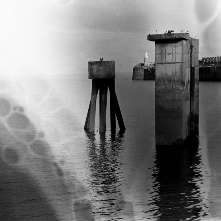 "Folkestone Seaside No. 6" Analogue fine art photograph shot on Ilford HP5 film. UK. 
