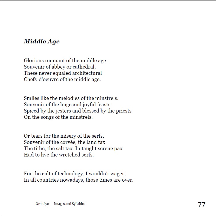 Middle Ages - Images and Syllables by Ormulyce