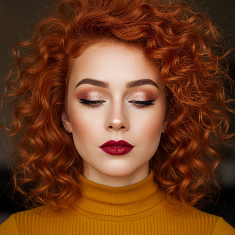 Glamour makeup