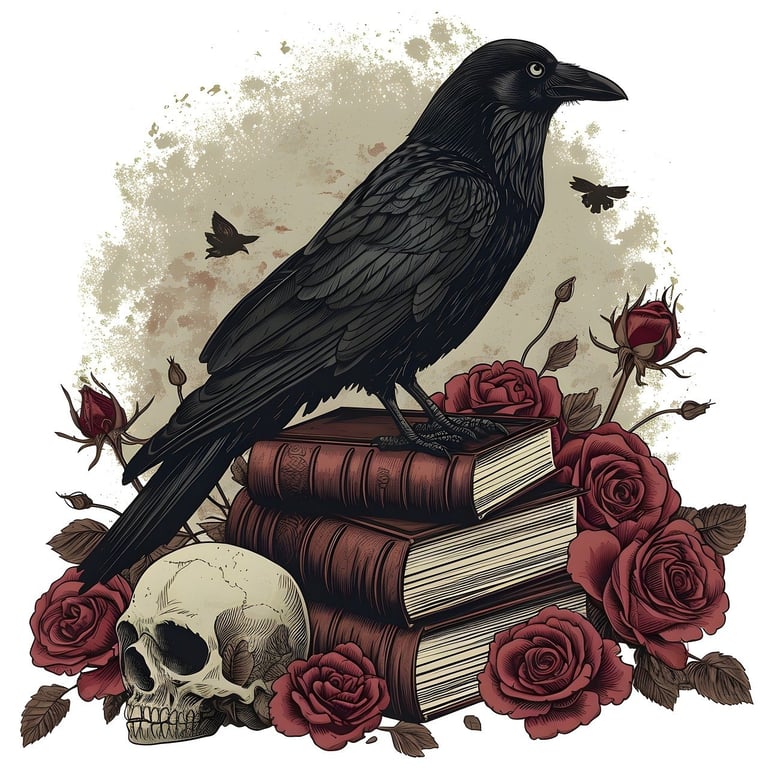 Never More, el cuervo de Poe