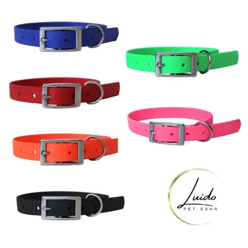 biothane ogrlice za pse raznih boja Luido pet gear