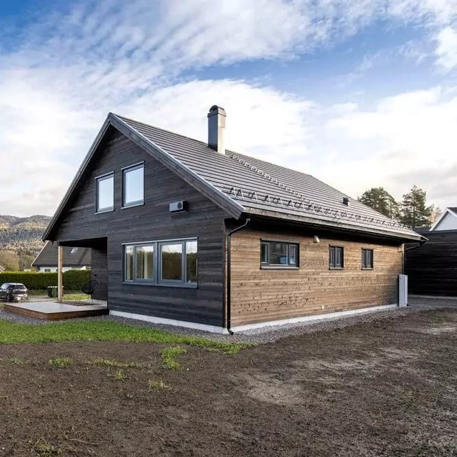 Wooden panel houses