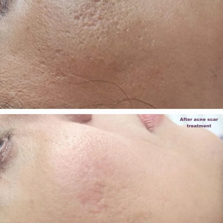 Acne scar treatment at Ariana Esthetic in Edmonton