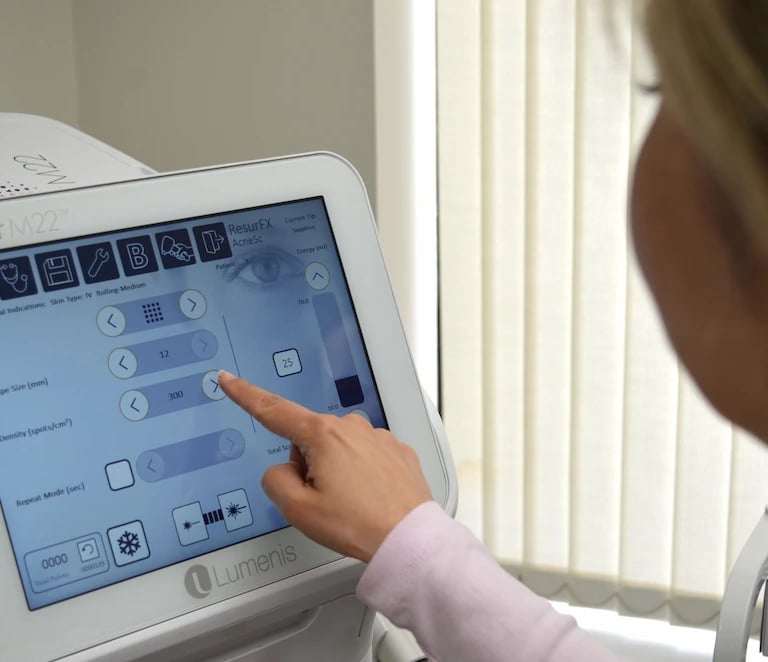 Advanced IPL machine at Ariana Esthetic Edmonton