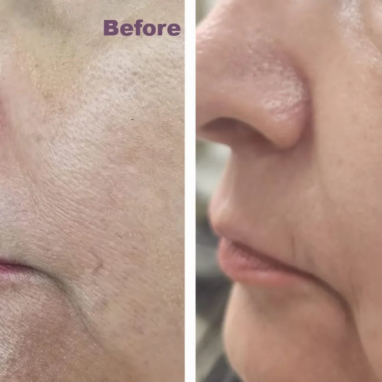 Facial vein treatment at Ariana Esthetic in Edmonton