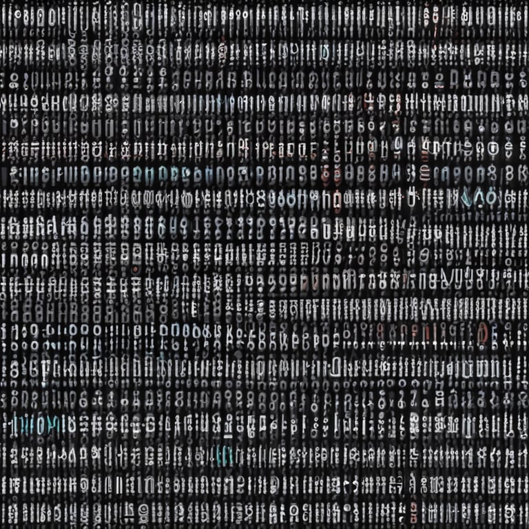 An abstract representation of secure AI technology.