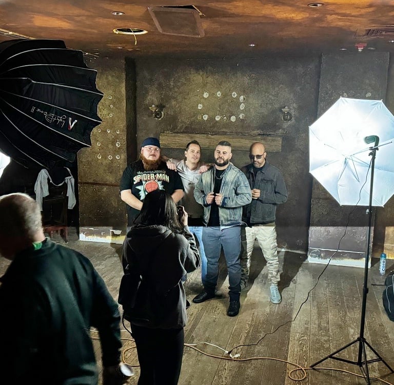 GoodMan Fiske Band Photo Shoot in ACX1 Studios Atlantic City NJ GMF