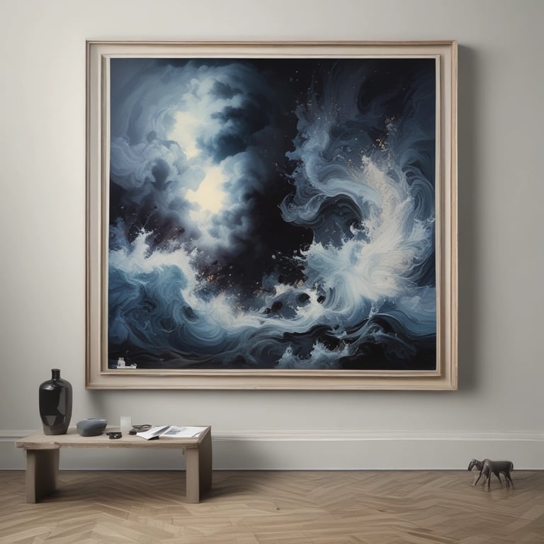 Tableau representant l'art numérique