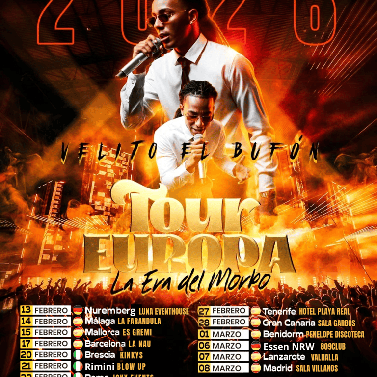 GIRA EUROPA VELITO EL BUFON FECHAS Y ENTRADAS