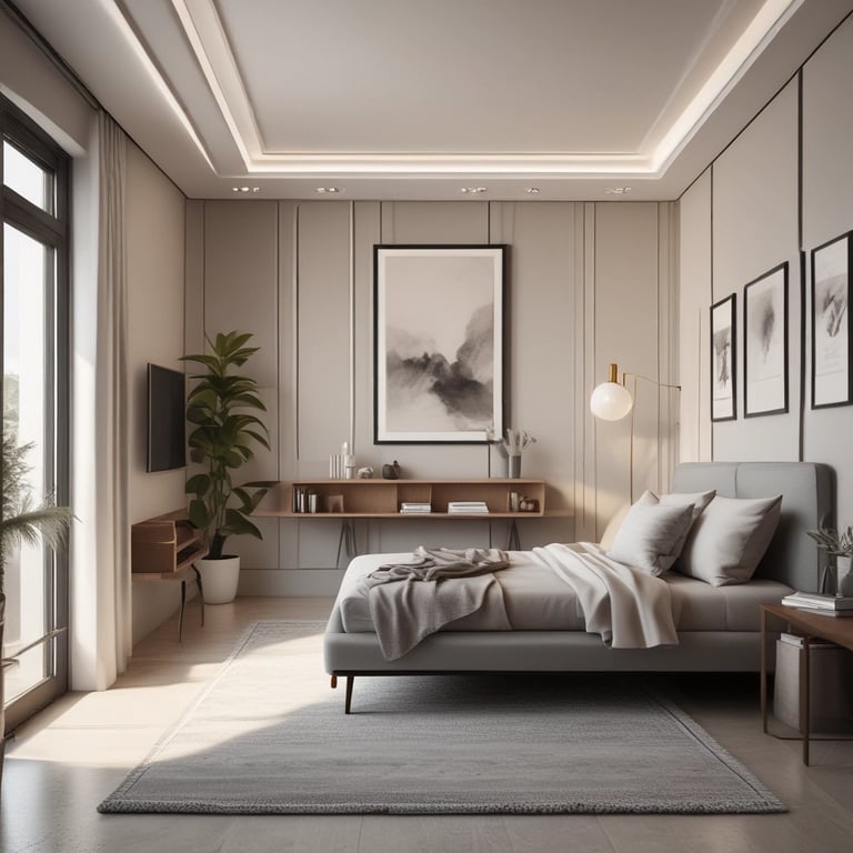 Bright living room with modern inventory