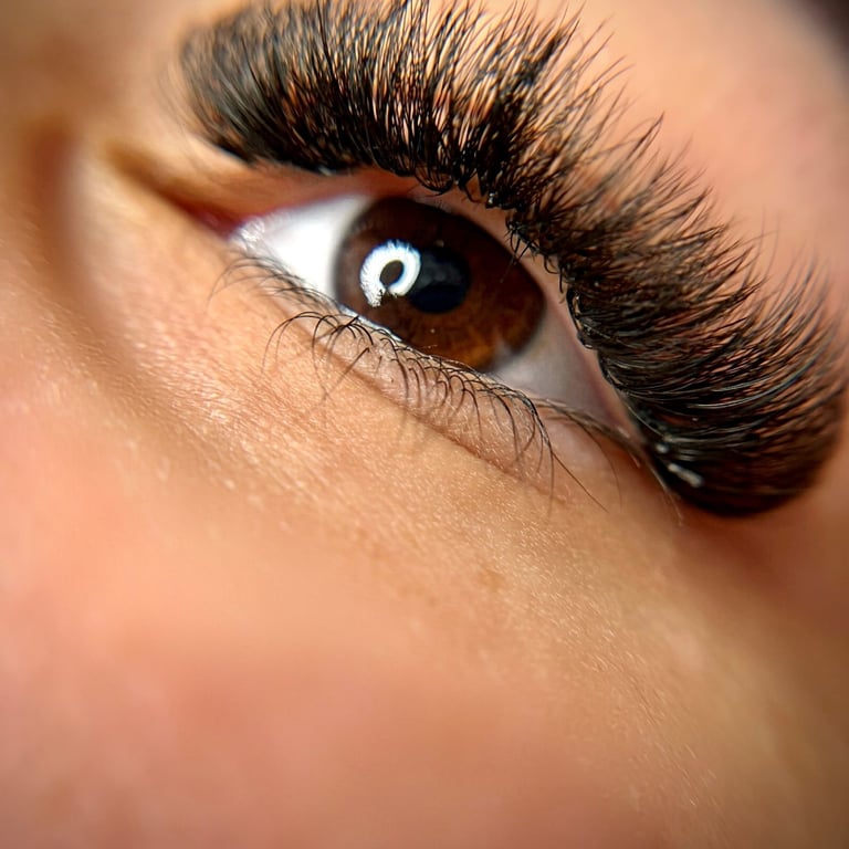 Volume Eyelash Extension made by destheticsalon