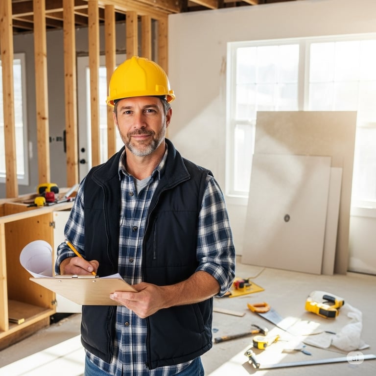 a remodeling contractor, happy while working with VScaling AI marketing agency