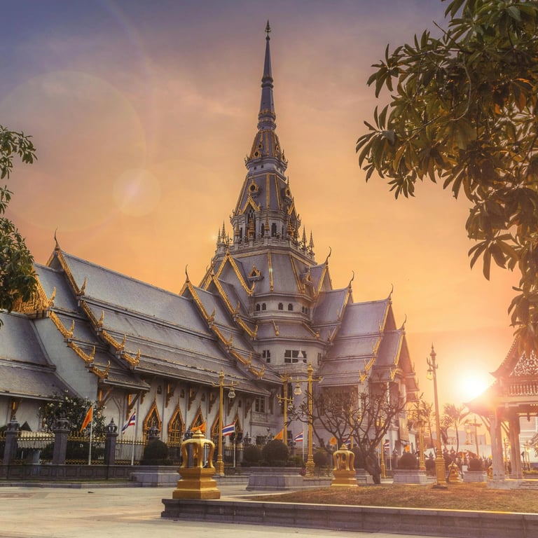 a temple in thailand