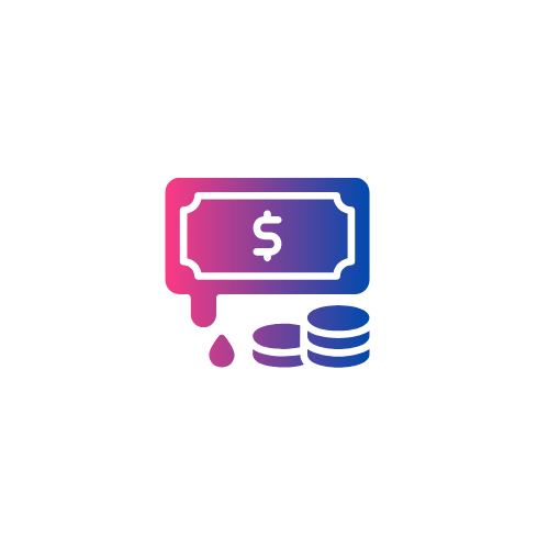 Green 'DEPRECIATION' text above black 'Fixed asset and depreciation tracking' label, with icon of co