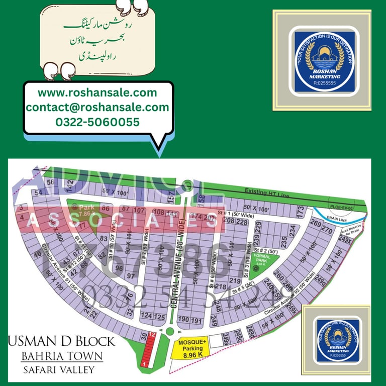 a map of the location of the property in the city