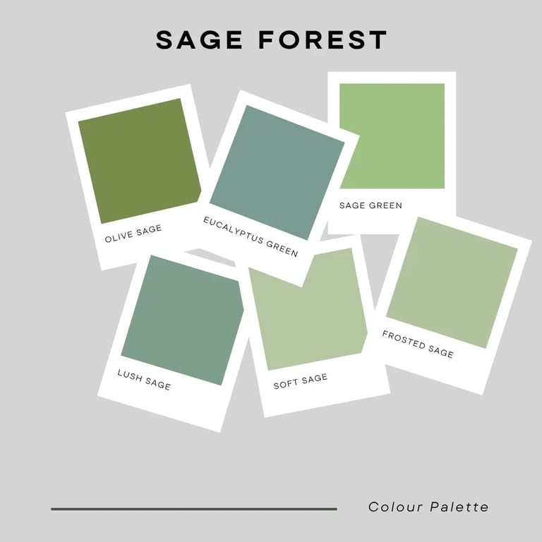 sage creen color palette for fall